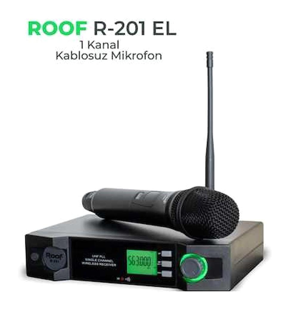 Roof R-201 XLR Kablosuz El Mikrofonu Siyah