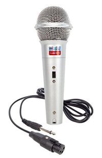 Magicvoice Mv-4676 Dinamik 3.5 mm Kablolu El Mikrofonu Gri