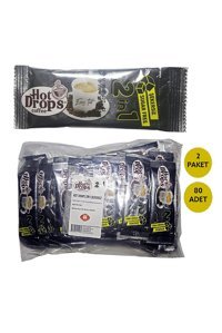 Hot Drops 2'si 1 Arada Sütlü 5 gr 80 Adet Granül Kahve Hazır Kahve