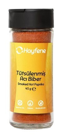 Hayfene Tütsülenmiş Acı Kırmızı Biber 45 gr