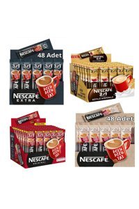 Nescafe Sütlü Köpüklü 48 Adet Granül Kahve Hazır Kahve