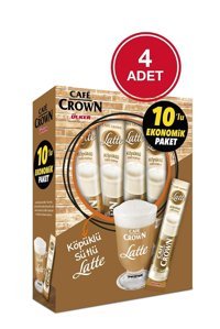 Cafe Crown Sade 17 gr 10 Adet Latte Hazır Kahve