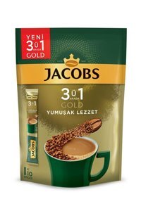 Jacobs 3'ü 1 Arada Sade 18 gr 10 Adet Granül Kahve Hazır Kahve