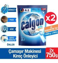 Calgon Ultra Konsantre 4'ü 1 Arada 2 x 750 gr Kireç Önleyici