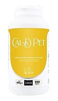 Natur Teeth Cal D Vitamini Hamile Kemik 100 Tablet Köpek Vitamini