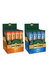 Jacobs 2'si 1 Arada Sade 10.5 gr-16 gr 80 Adet Granül Kahve Hazır Kahve