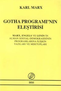 Gotha Programının Eleştirisi Karl Marx İnter