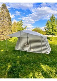 Zeycamping 5 Kişilik 4 Mevsim Odalı Kamp Çadırı Krem