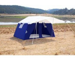 zeycamping 6 - 8 Kişilik 4 Mevsim Odalı Kamp Çadırı Mavi