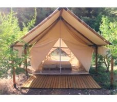 Uludağ Glamping 2 Kişilik 3 Mevsim Kamp Çadırı Krem