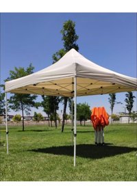 Zeycamping 10 Kişilik Otomatik 4 Mevsim Kamp Çadırı Krem