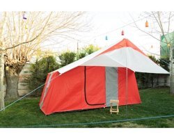 Zeycamping 10 Kişilik Odalı Kamp Çadırı Kırmızı