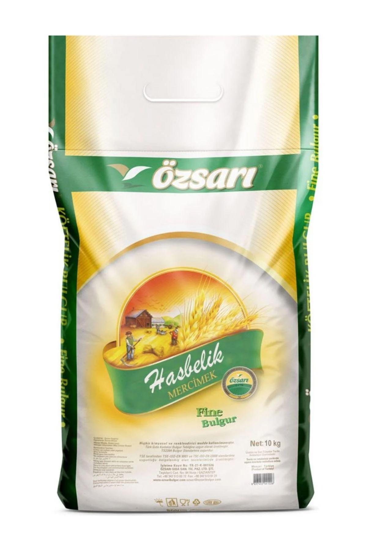 Özsarı Hasbelik Kabuklu Yeşil Mercimek 10 kg