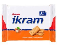 Ülker İkram Fındık Kremalı Bisküvi 3x76 gr