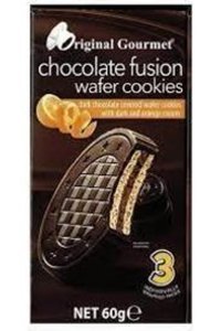 Original Gourmet Fusion Crunch  Bitter Çikolatalı Bisküvi 4x60 gr