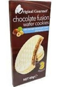 Original Gourmet Fusion Crunch  Beyaz Çikolatalı Bisküvi 24x60 gr