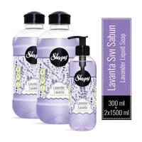 Sleepy Lavanta Nemlendiricili Köpük Sıvı Sabun 300 ml+1.5 lt 3'lü