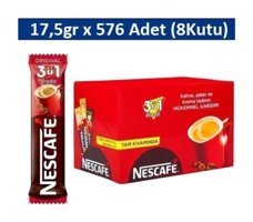 Nescafe 3'ü 1 Arada 576x17.5 gr Hazır Kahve