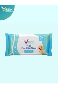 Vebox Pure Water Wipes Yenidoğan 64 Yaprak Islak Bebek Havlusu
