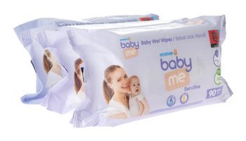 Baby Me Sensitive 90 Yaprak 3'lü Paket Islak Mendil