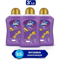 ABC Lavanta Nemlendiricili Parabensiz Köpük Sıvı Sabun 3.5 lt 3'lü