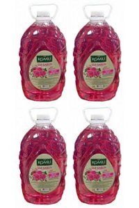 Komili Gül Nemlendiricili Parabensiz Köpük Sıvı Sabun 3.6 lt 4'lü