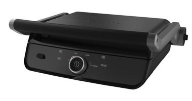 Grundig CG 8040 6 Dilim Döküm Çıkartılabilir Plaka Tek Yönlü 2400 W Izgaralı Gri Tost Makinesi