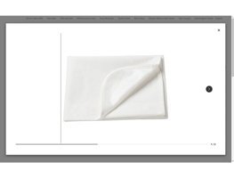 Ikea Sıvı Geçirmez Lastikli 70x100 cm Tek Kişilik Alez
