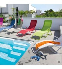 Sunfun Marissa Metal Katlanır Şezlong Yeşil