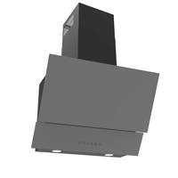 Termikel Argemon BA60 230 W 550 m3/h 60 cm Karbon Filtreli Bacalı Duvar Tipi Davlumbaz Antrasit