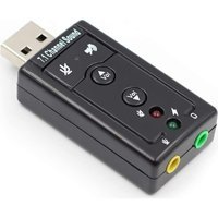 Concord USB Çift Girişli 7.1 Harici Ses Kartı