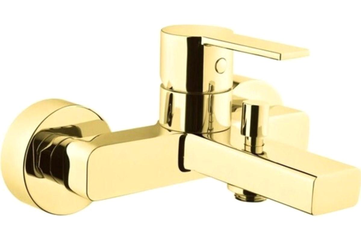Artema Flo S A4193723 Pirinç Çift Delikli Aç Kapa Yarı Ankastre Banyo Bataryası Altın
