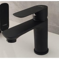 Fleko Krom Aç Kapa Banyo Bataryası Siyah