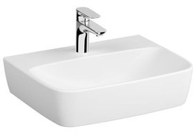 Vitra Shift 7076B003-0937 Tekli 55 cm Seramik Dikdörtgen Lavabo Beyaz