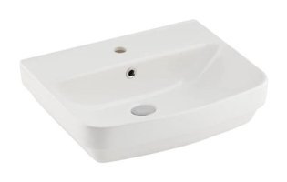 Seramiksan Bold A092002 Tekli 55 cm Seramik Dikdörtgen Lavabo Beyaz