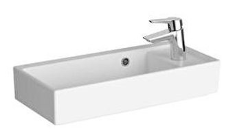 Vitra Archiplan 7406b0030029 Tekli 60 cm Porselen Dikdörtgen Lavabo Beyaz