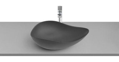 Roca Ohtake Tekli Seramik Asimetrik Lavabo Siyah