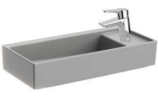 Vitra Archiplan 7406b0760294 Tekli 60 cm Seramik Dikdörtgen Lavabo Gri