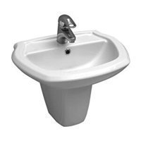 Serel 8758sts110h Tekli 50 cm Seramik Lavabo Beyaz