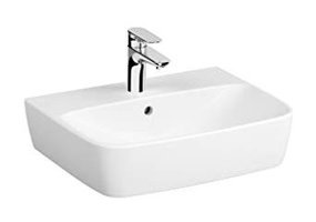 Vitra Shift 7076B0030973 Tekli 55 cm Seramik Dikdörtgen Lavabo Beyaz