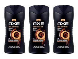 Axe Dark Temptation 3in1 Çikolata Nemlendirici Duş Jeli 3x250 ml