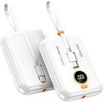 Neutron 10000 mAh Kablolu Powerbank Beyaz