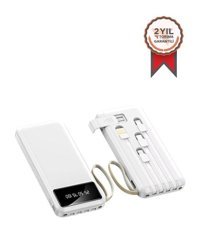 Torima Hızlı Şarj 10000 mAh Powerbank Beyaz