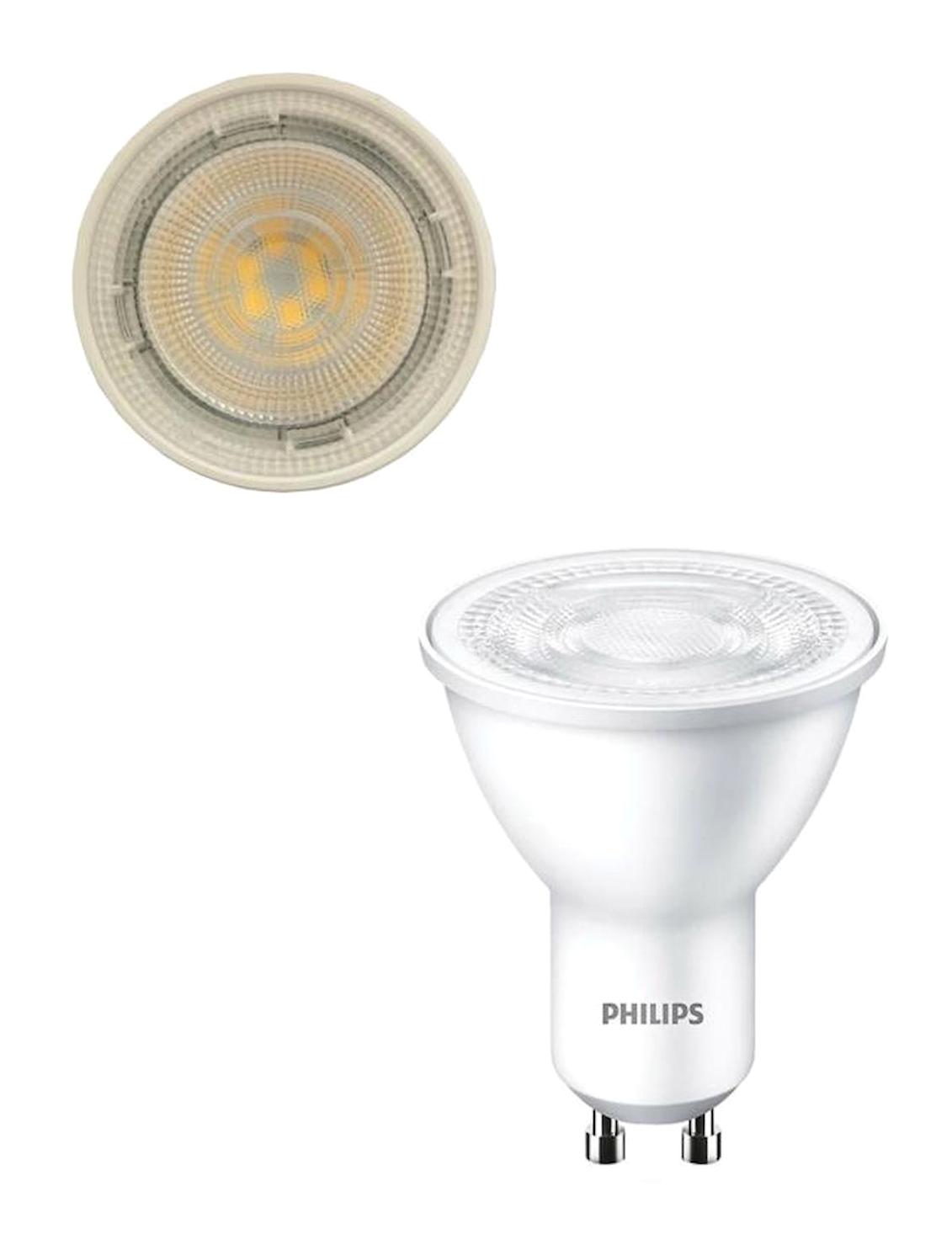 Philips Essential 50 W Tasarruflu Sarı GU10 Led Ampul