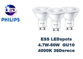 Philips Essential 50 W Tasarruflu Beyaz GU10 Led Ampul 6 Adet