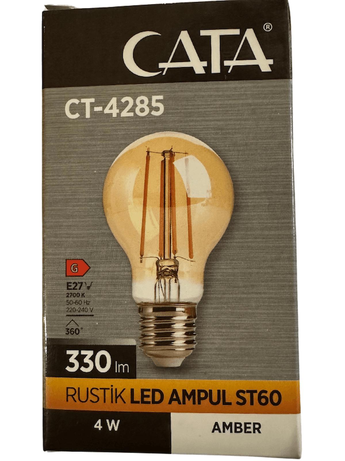 Cata CT-4285 4 W Sarı Yok E27 Led Ampul
