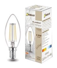 Orbus BC3 4 W Tasarruflu Sarı E14 Damla Led Ampul