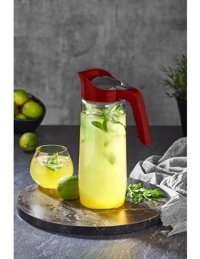 Hane Santiago Cam 1.5 lt Mürdüm Plastik Kapaklı Sürahi