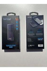 Netpa Premium Series NP-101F 10000 mAh Hızlı Şarj Powerbank Siyah