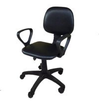Mgr Office Kolçaklı Dönerli Siyah Çalışma Sandalyesi